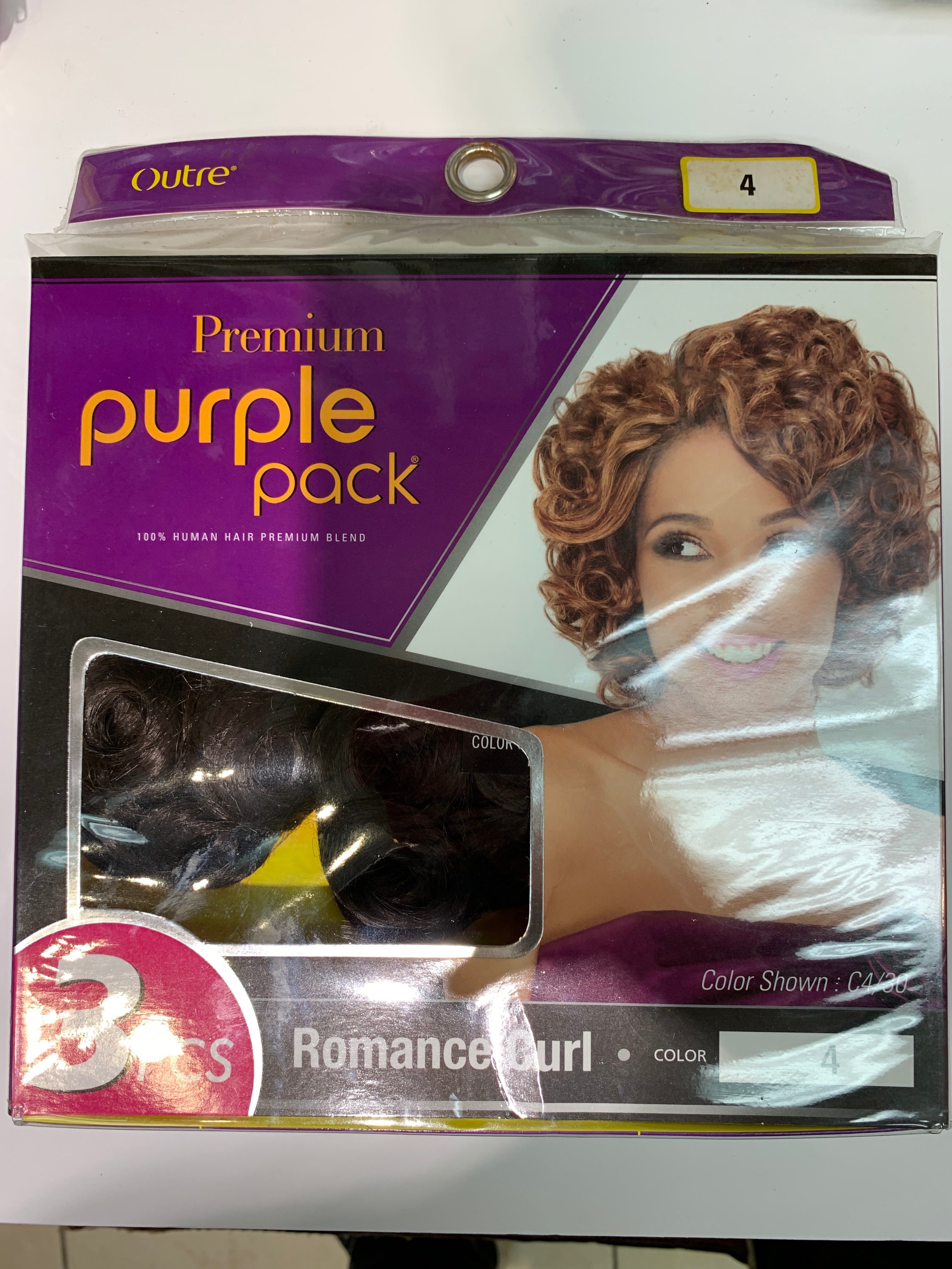 Outre premium purple pack 3pcs Romance curl