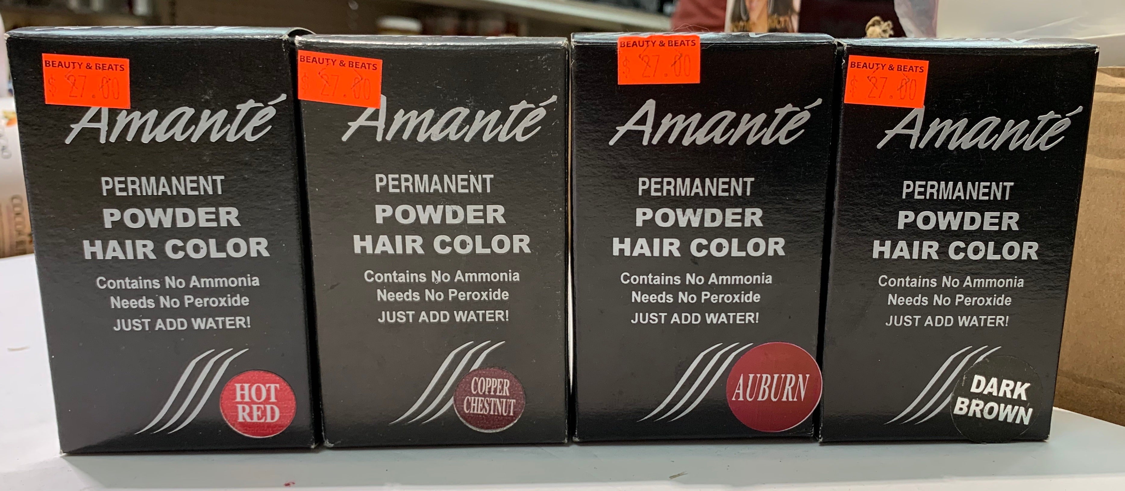 Amante permanent powder hair color