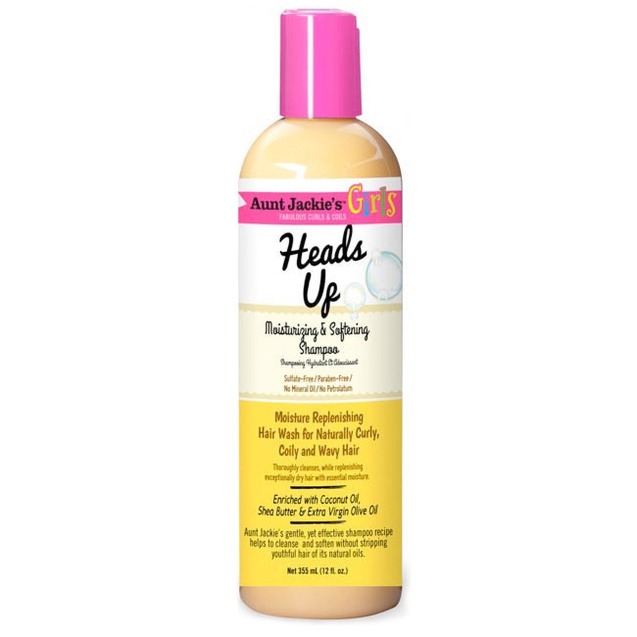 Aunt Jackie’s heads up moisturizing & softening shampoo 354ml
