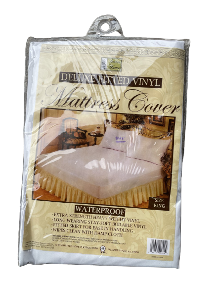 Waterproof mattress cover vinyl queen/king size